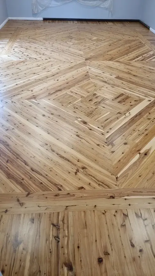 Parquetry hardwood floor laid and polished, Central Coast NSW