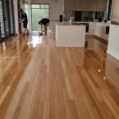 Floor sanding and polishing project — Central Coast NSW