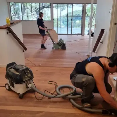 Floor sanding and polishing project — Central Coast NSW